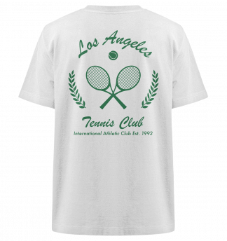 Los Angeles Tennis Club Est. 1992 - Heavy Oversized Organic Shirt