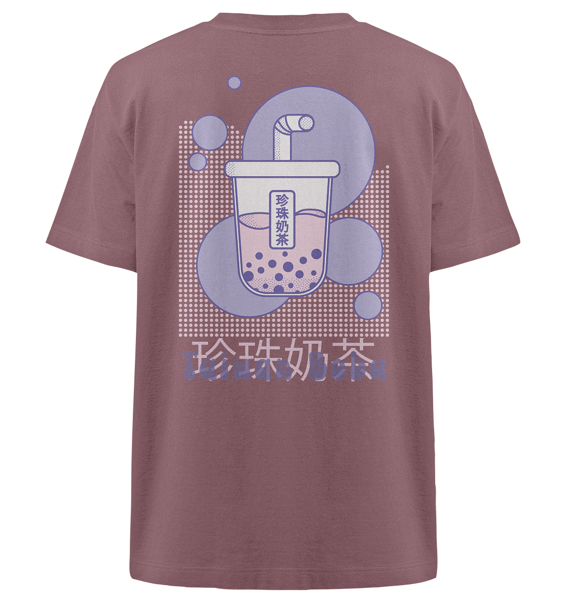 Taiwan Boba Shirt - Heavy Oversized Organic Shirt – Bild 5