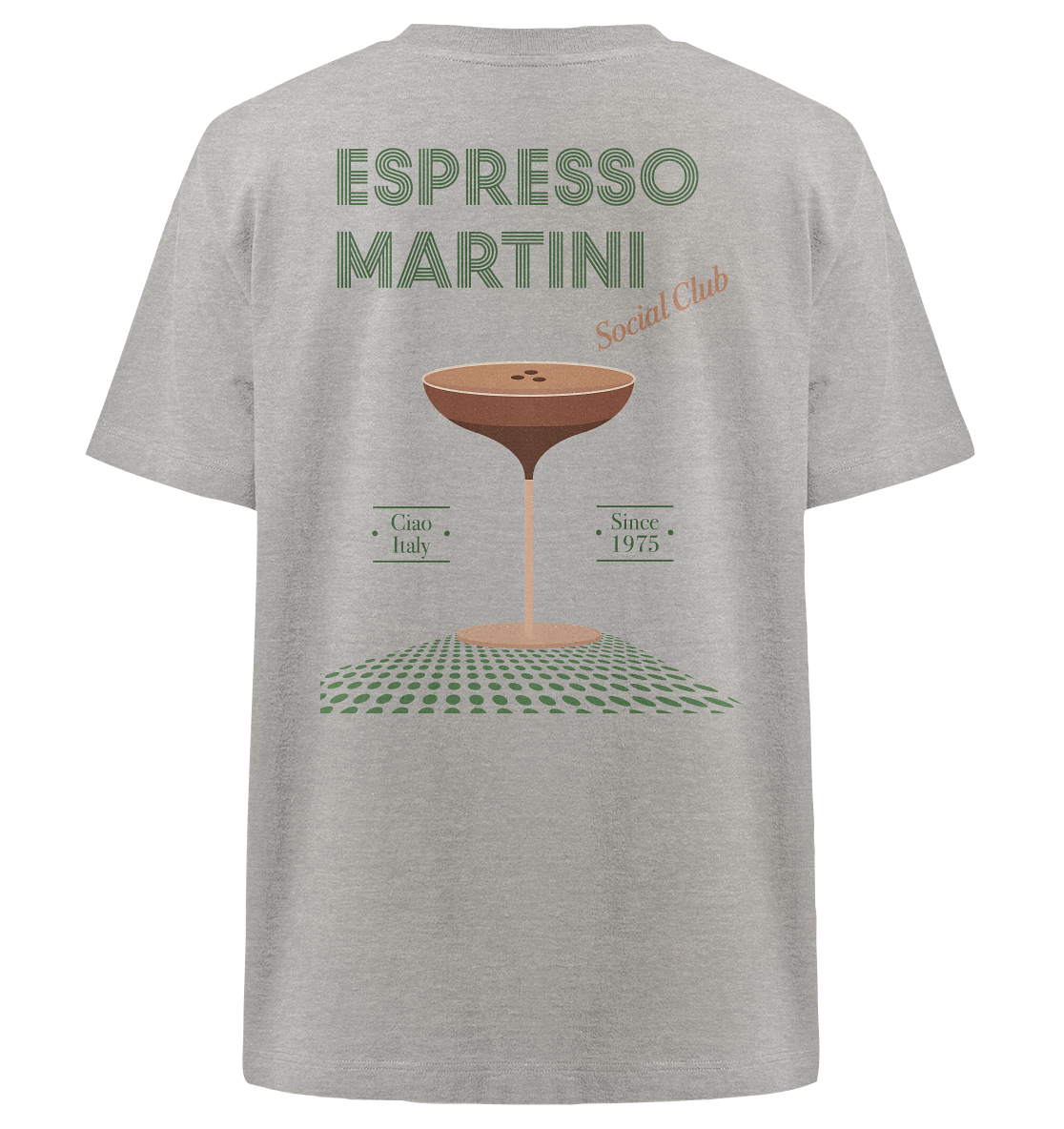 Espresso Martini - Social Club - Heavy Oversized Organic Shirt – Bild 5