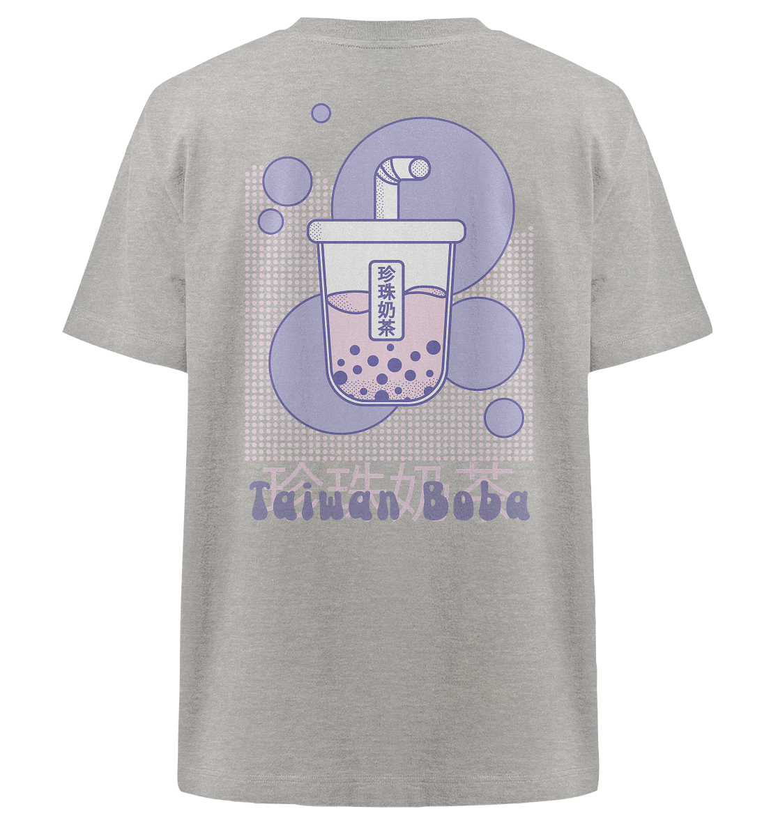 Taiwan Boba Shirt - Heavy Oversized Organic Shirt – Bild 4