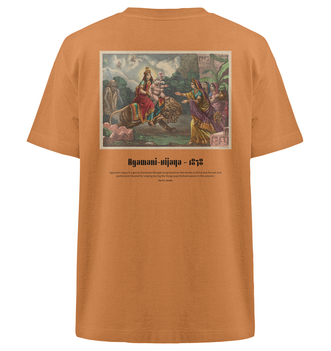 Agamani West Bengal - Oversized T-Shirt - Heavy Oversized Organic Shirt – Bild 3