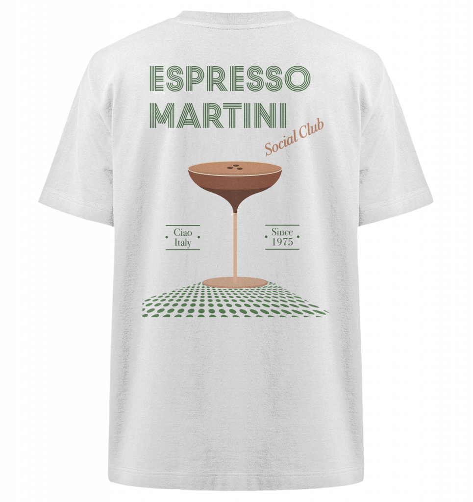 Espresso Martini - Social Club - Heavy Oversized Organic Shirt