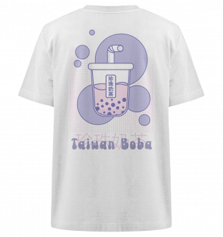 Taiwan Boba Shirt - Heavy Oversized Organic Shirt