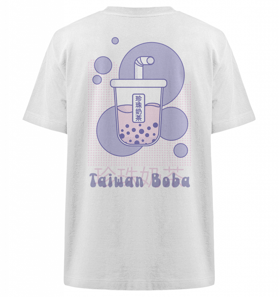 Taiwan Boba Shirt - Heavy Oversized Organic Shirt