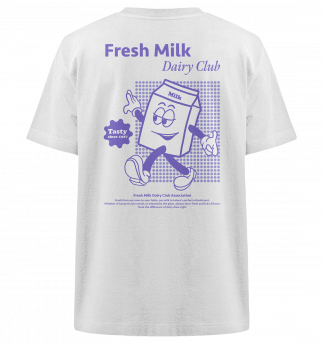 Fresh Milk - Dairy Club - Heavy Oversized Organic Shirt