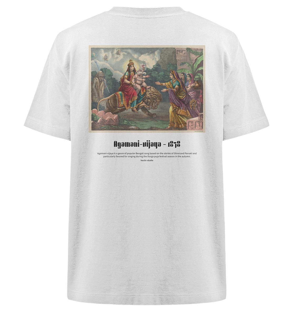 Agamani West Bengal - Oversized T-Shirt - Heavy Oversized Organic Shirt