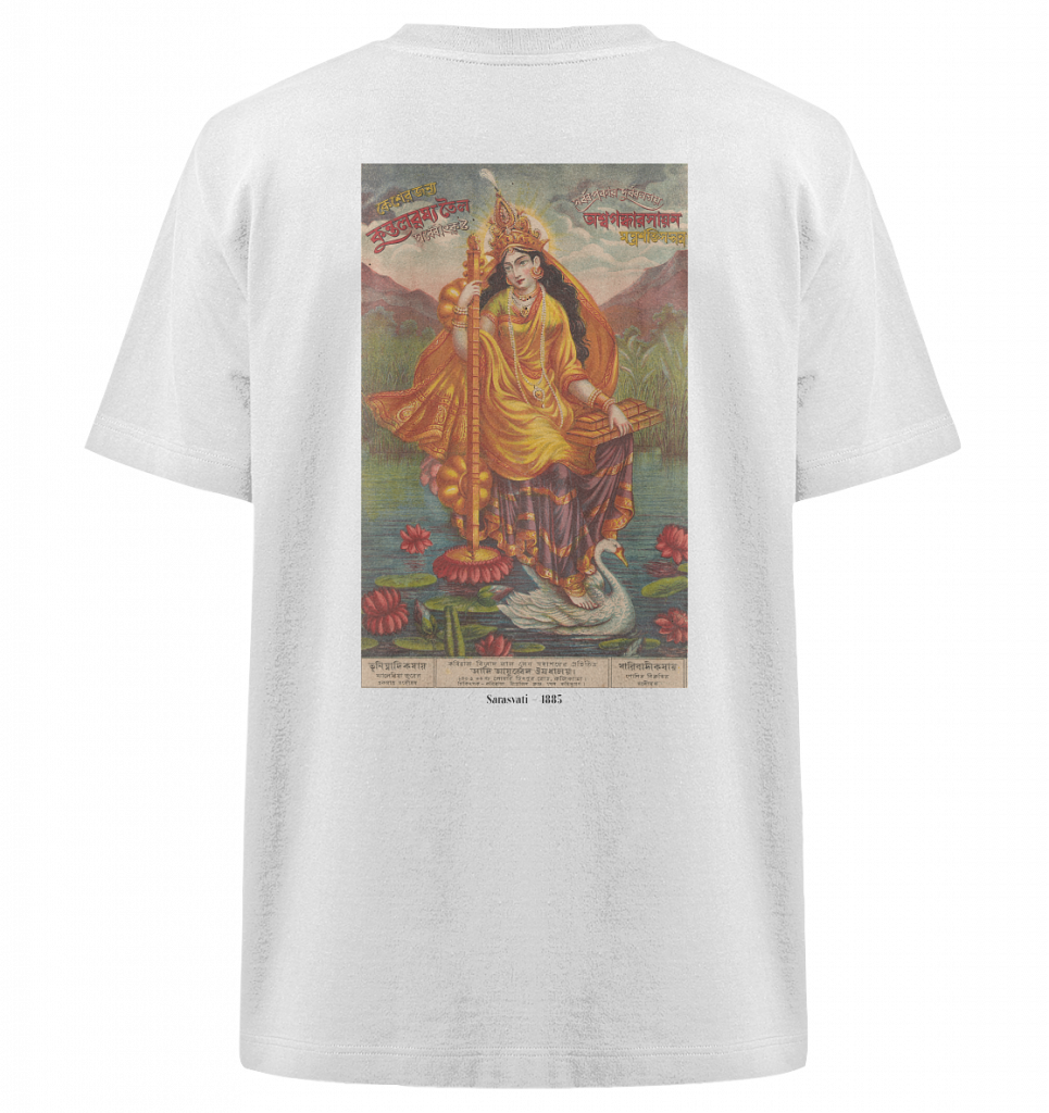 Sarasvati India - Oversized T-Shirt - Heavy Oversized Organic Shirt