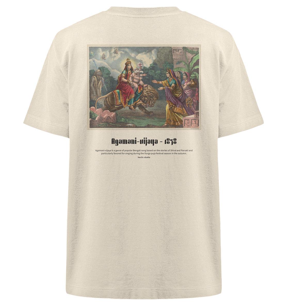 Agamani West Bengal - Oversized T-Shirt - Heavy Oversized Organic Shirt – Bild 5