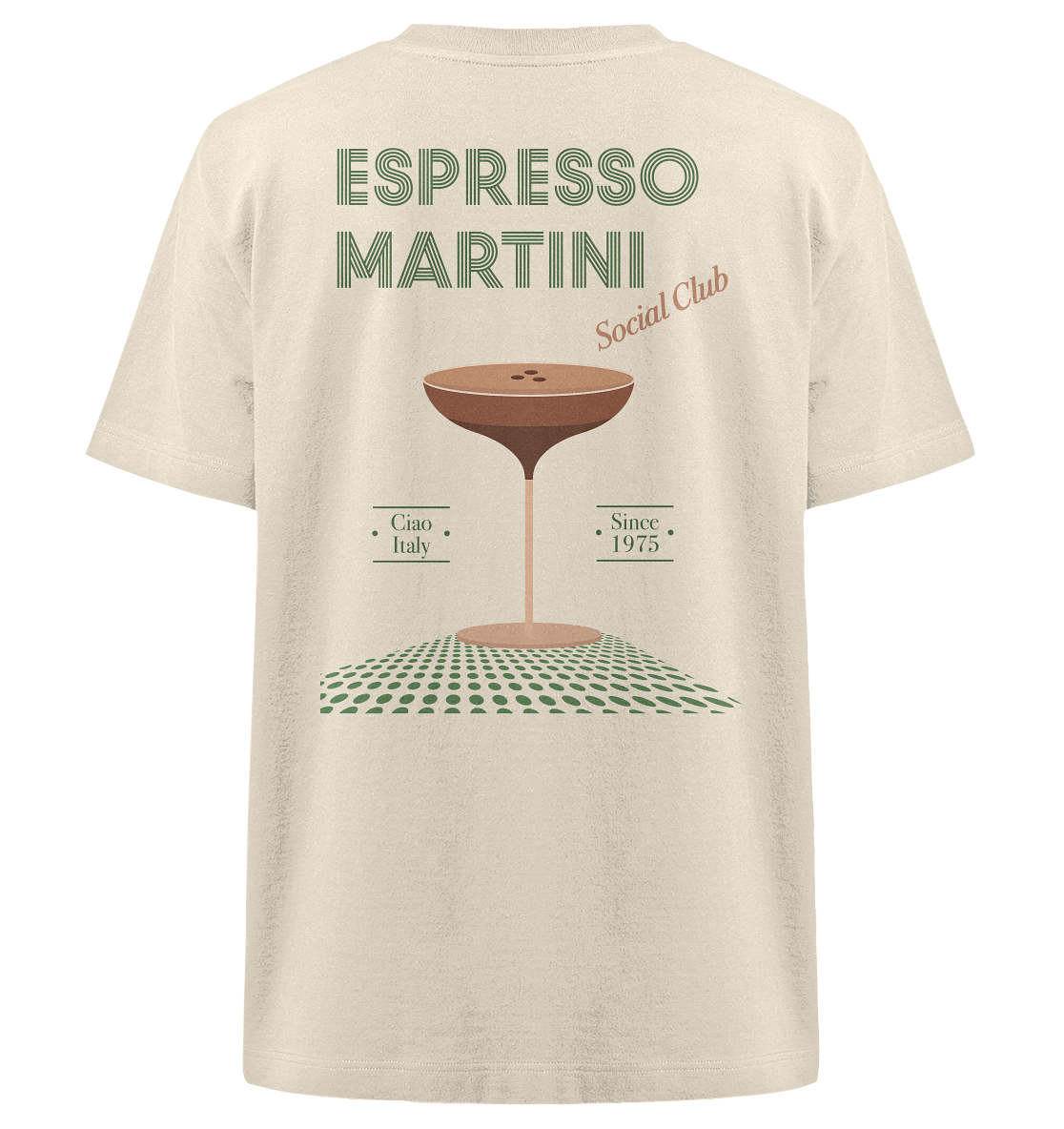 Espresso Martini - Social Club - Heavy Oversized Organic Shirt – Bild 3