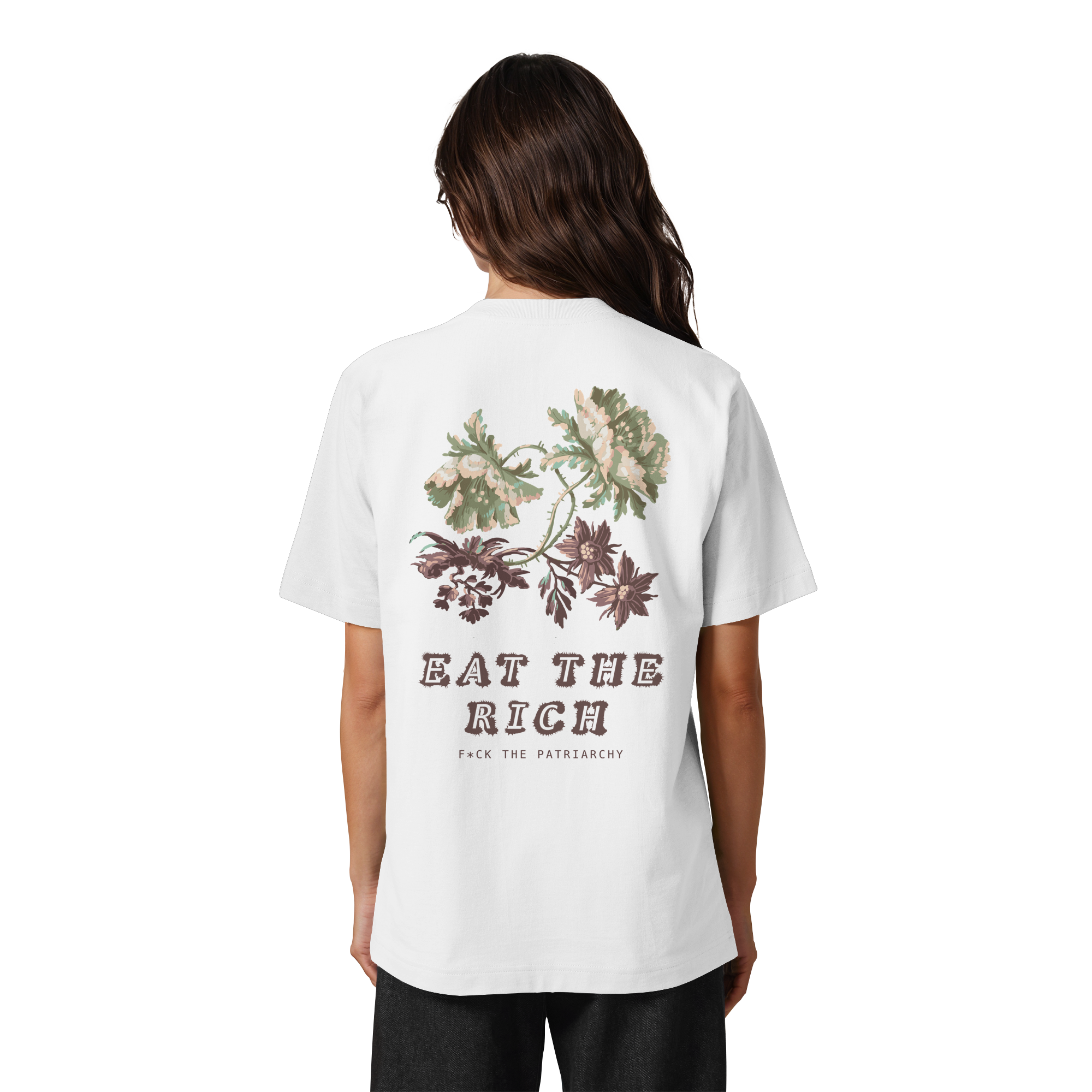 Eat The Rich - Heavy Oversized Organic Shirt – Bild 3