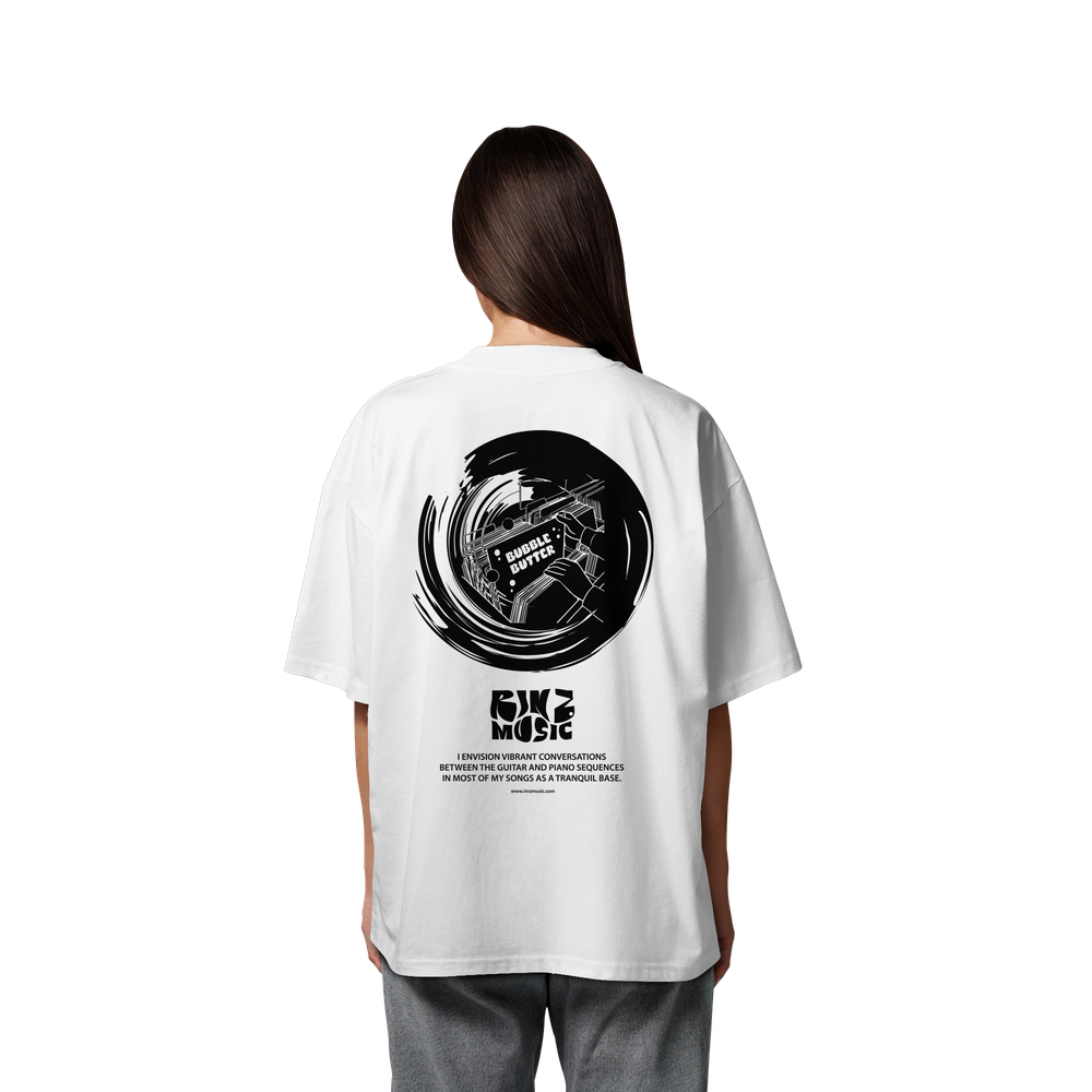 Rinz Music Collaboration - Organic Oversize Shirt – Bild 3